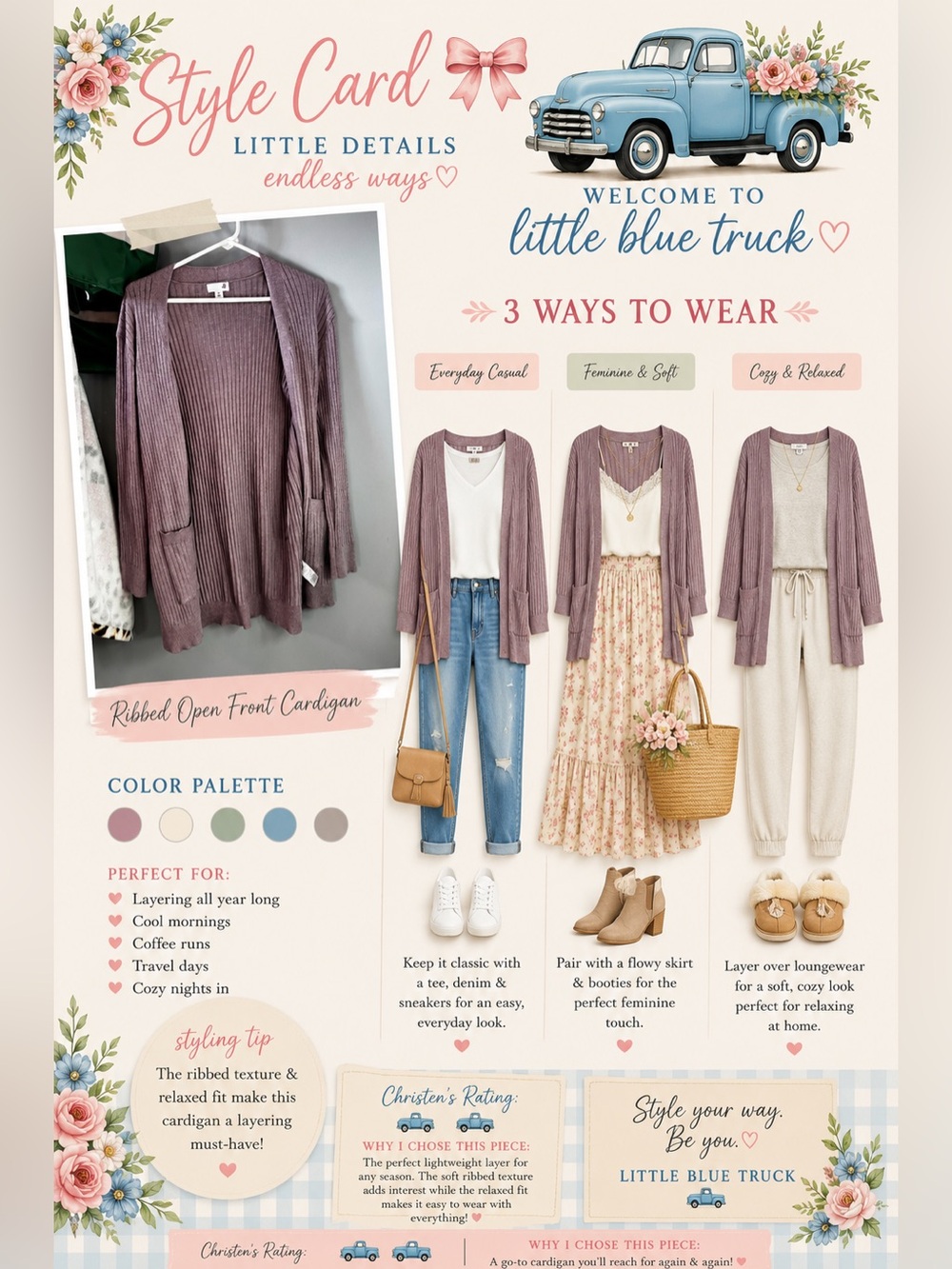 SO Lilac duster cardigan sweater